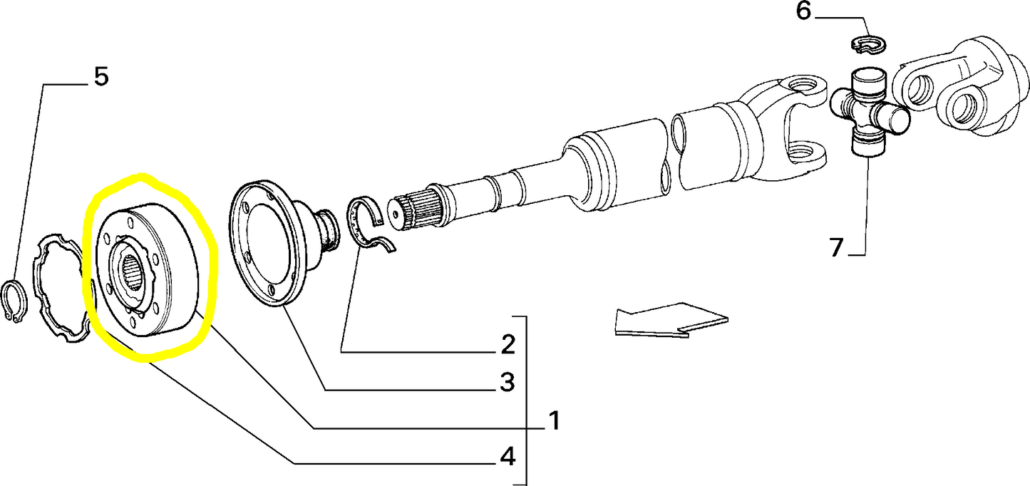 Lancia Delta Integrale Giunto Omocinetico Albero di Trasmissione Nuovo Originale 9941092