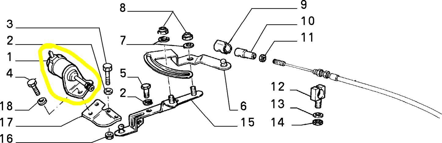 Lancia Thema TD Fiat Croma TD Elettrovalvola Posizione Pedale Acceleratore Nuova Originale 98401095