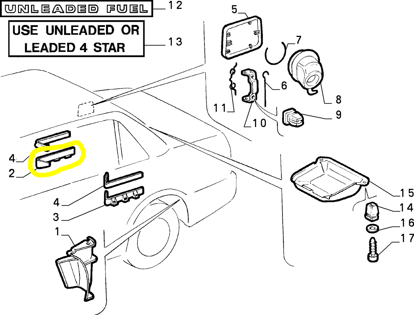 Lancia Dedra Riparo Passaruota Posteriore Destro Nuovo Originale 82437518