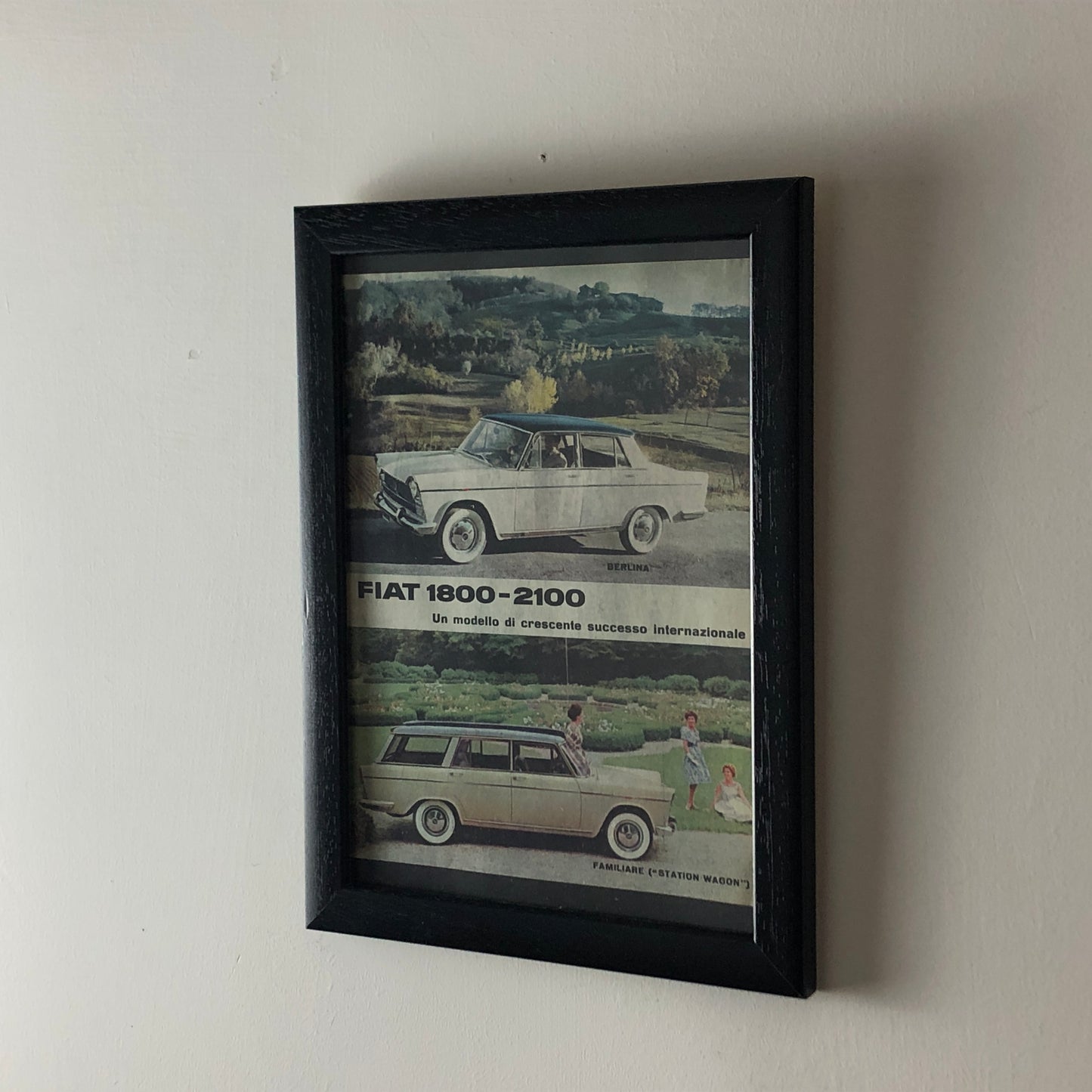 Fiat, Pubblicità Anno 1960 Fiat 1800 - 2100 Berlina e Familiare Station Wagon - Raggi's Collectibles' Automotive Art