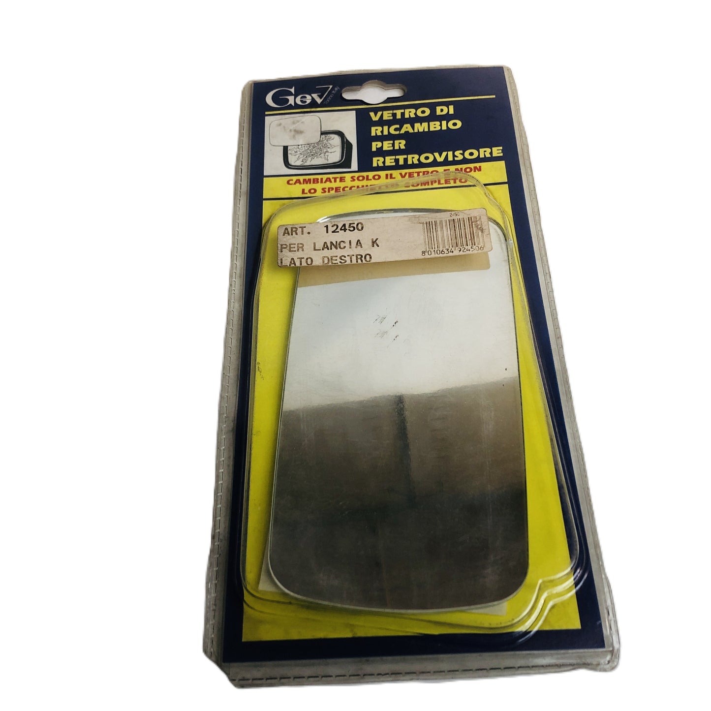Lancia K Vetro Specchietto Retrovisore Destro Marca GEV Nuovo 12450