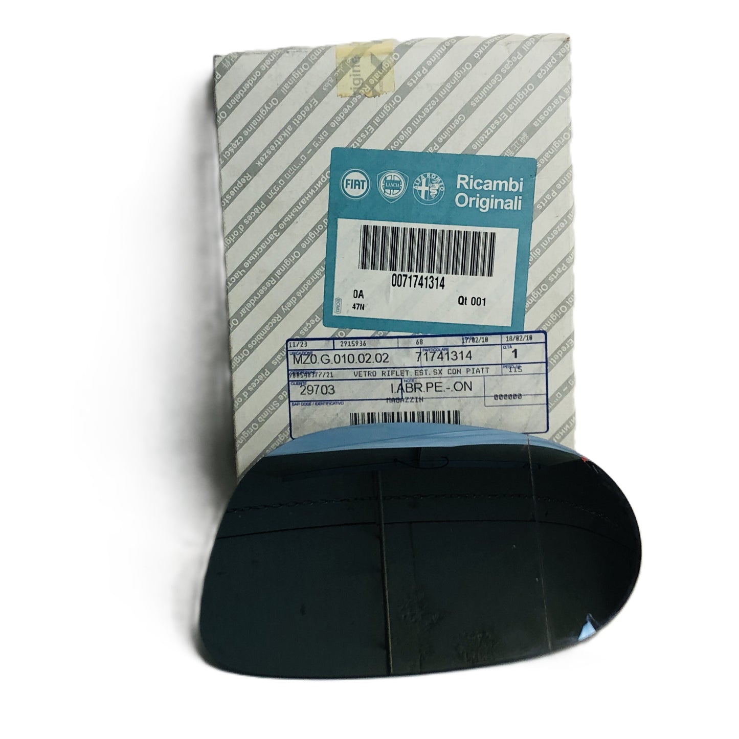 Fiat Croma Vetro Specchietto Retrovisore Sinistro Nuovo Originale 71741314