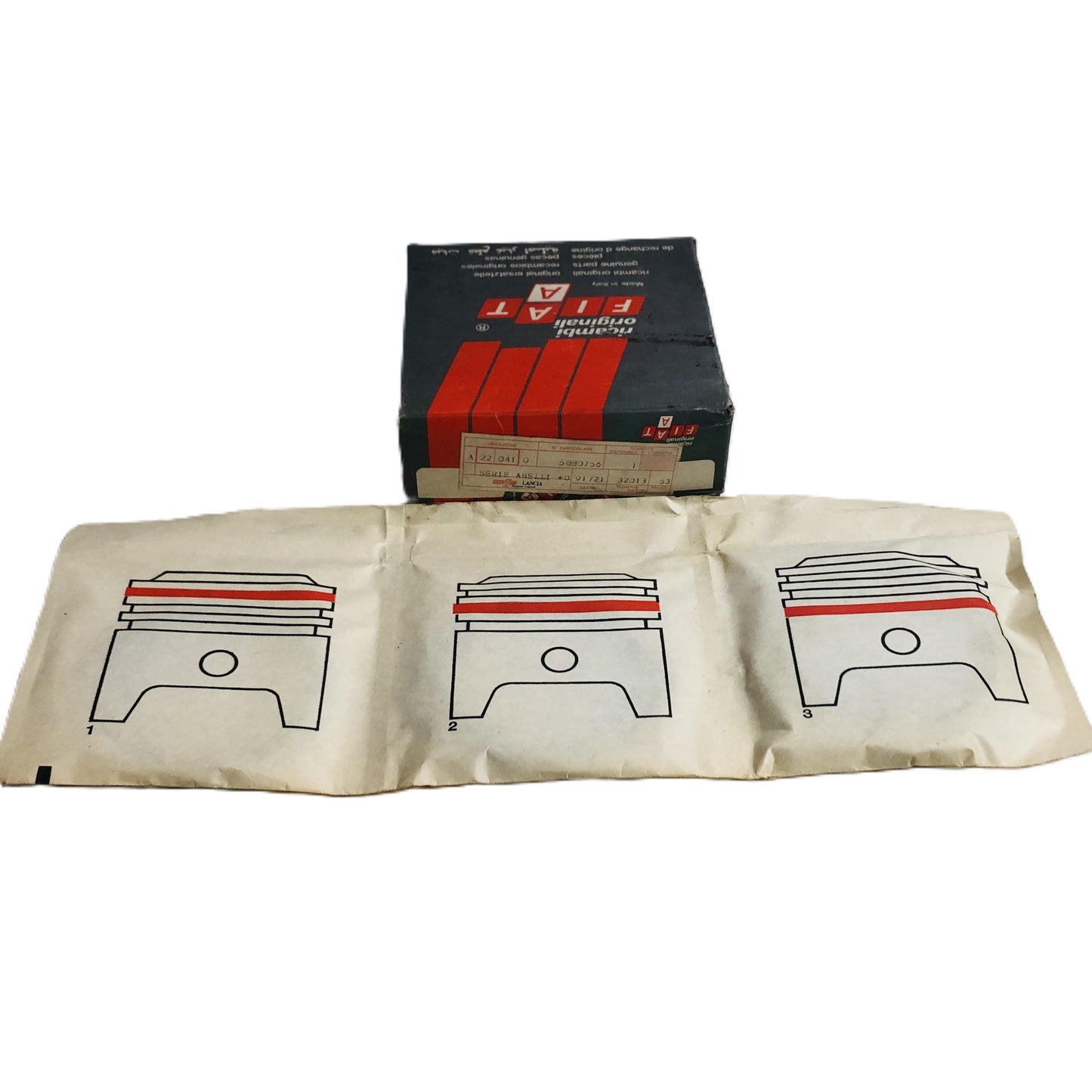 Autobianchi A112 Abarth e Y10 Kit Fasce Pistoni Maggiorate Nuovo Originale 5880756 5888978 - Raggi's Collectibles' Automotive Art