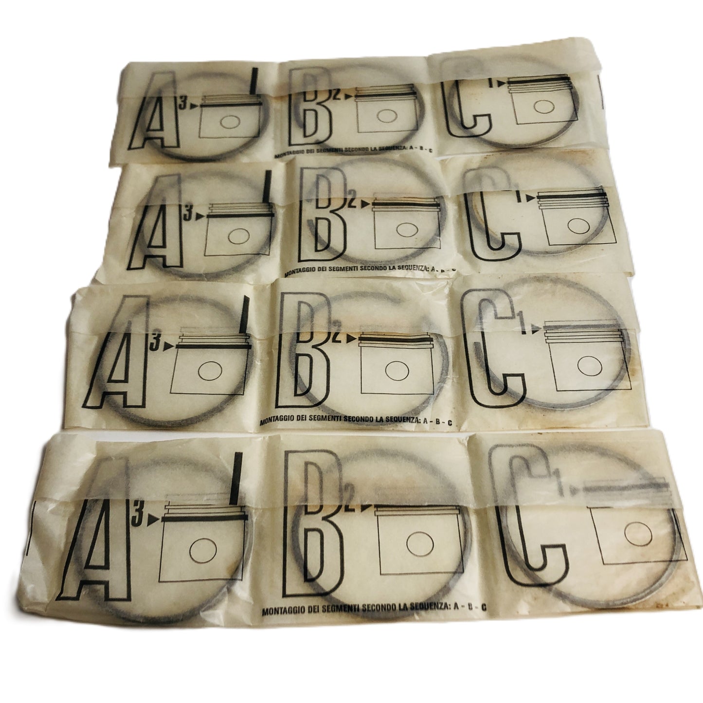 Lancia Delta Evoluzione Kit Fasce Pistoni Standard Nuovo Originale 5894299 60810346