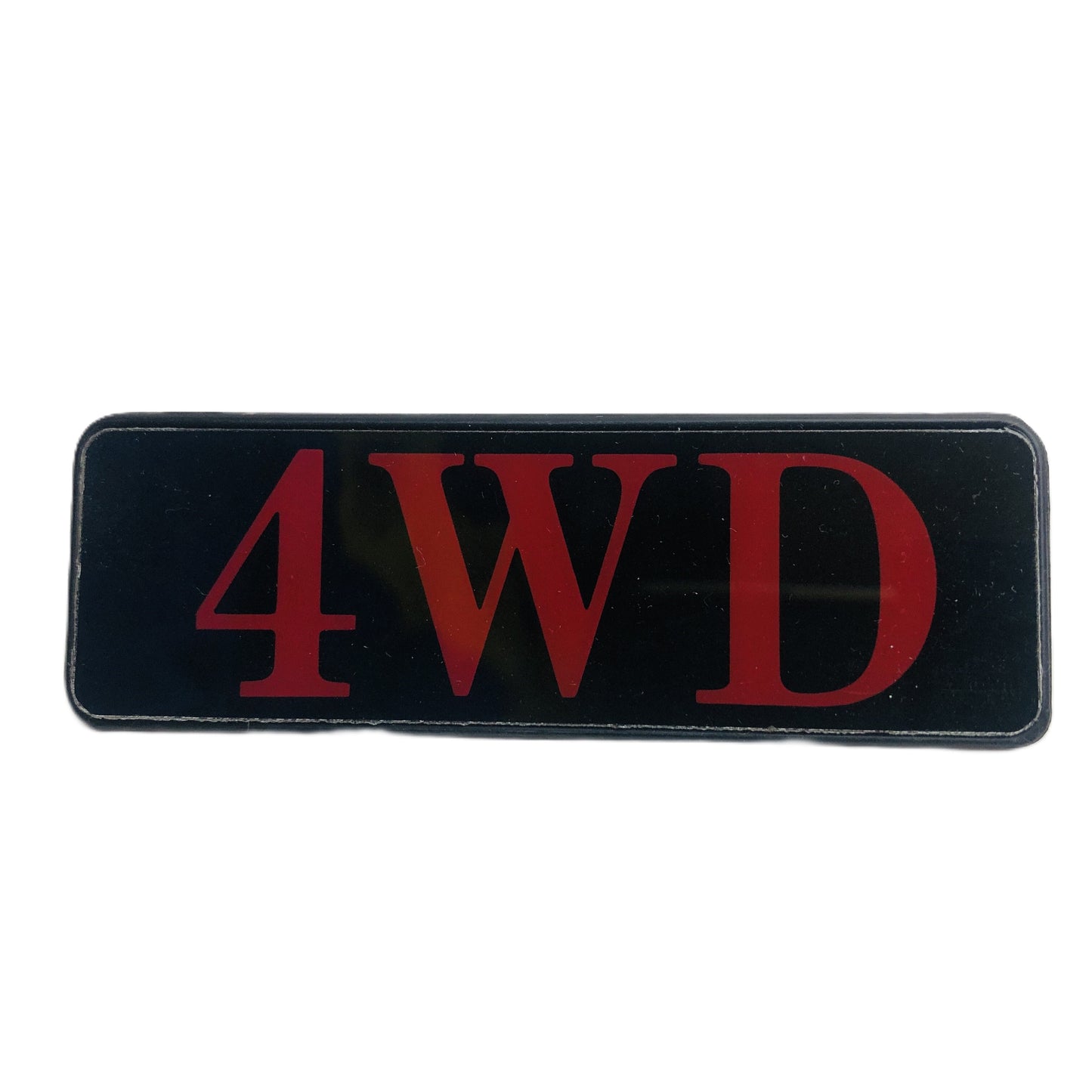 Autobianchi Y10 4WD Stemma Logo Sigla Scritta 4WD Rossa Nuovo Originale 7584444 - Raggi's Collectibles' Automotive Art