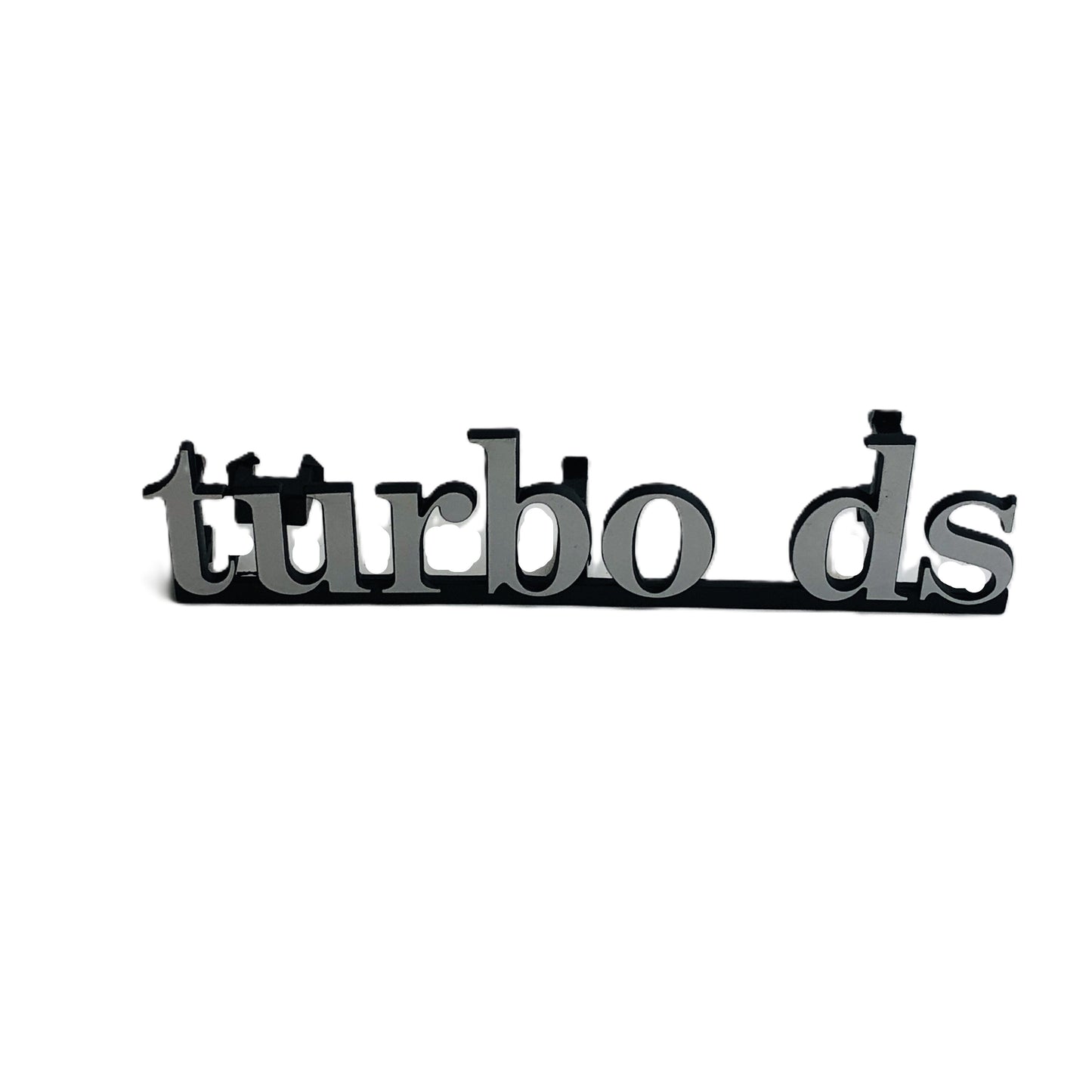 Lancia Delta TD R86 Scritta Stemma Logo Sigla Anteriore Turbo DS Nuovo Originale 82428499 - Raggi's Collectibles' Automotive Art