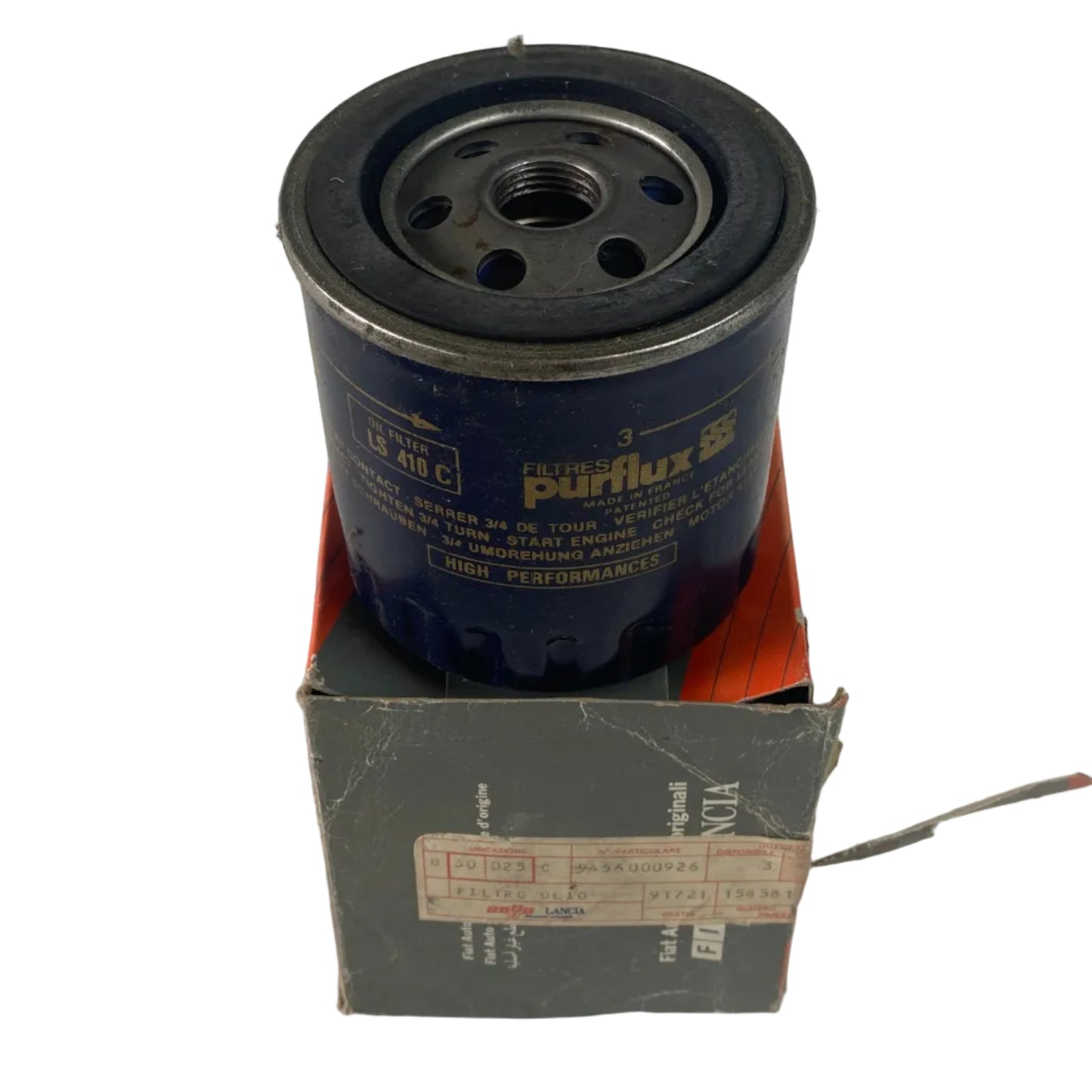 Lancia Thema 6V Filtro Olio Nuovo Originale 9456000926 791246815 - Raggi's Collectibles' Automotive Art