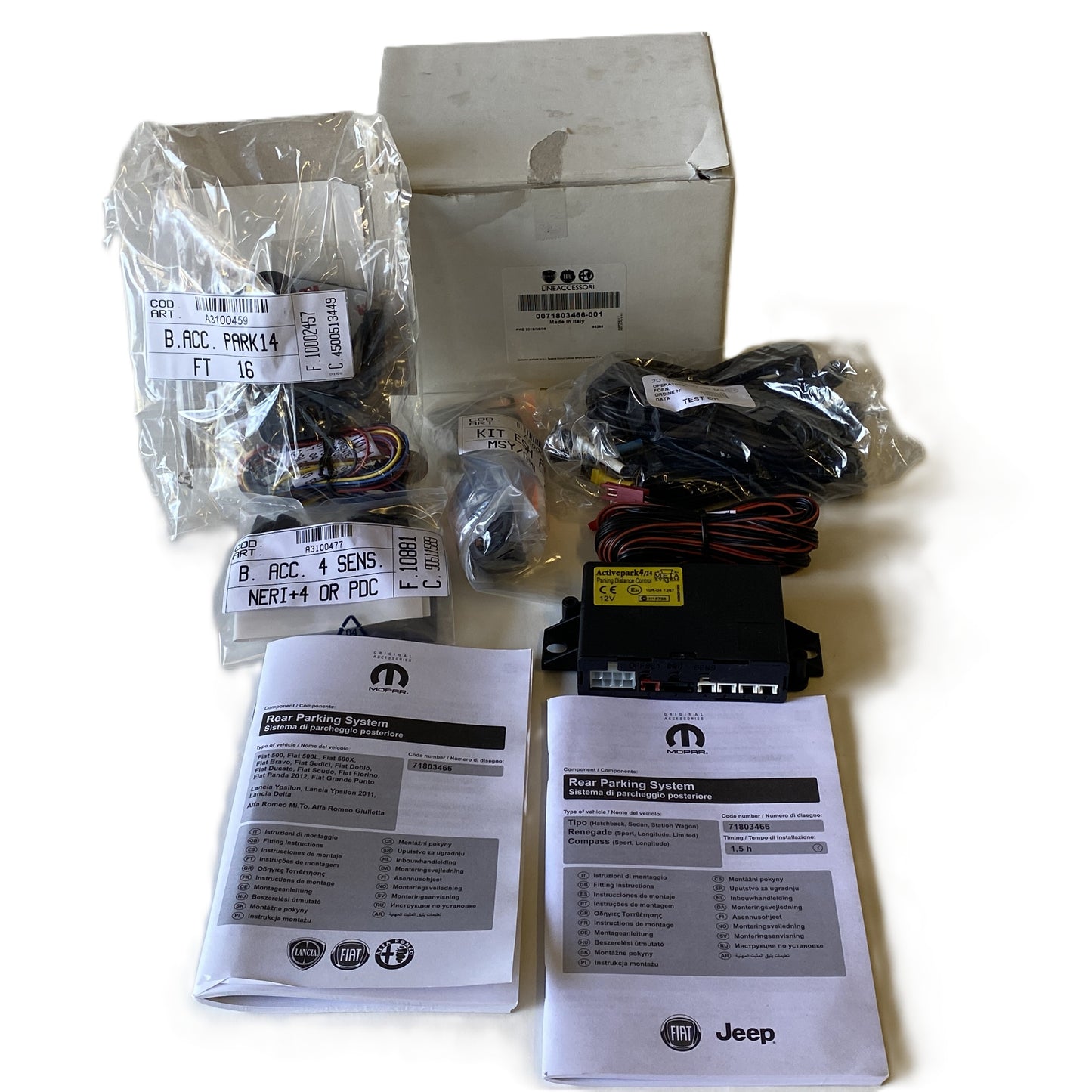 Fiat Lancia Alfa Romeo e Jeep Kit Sensori Parcheggio Mopar Nuovo Originale 71803466 71803661 - Raggi's Collectibles' Automotive Art