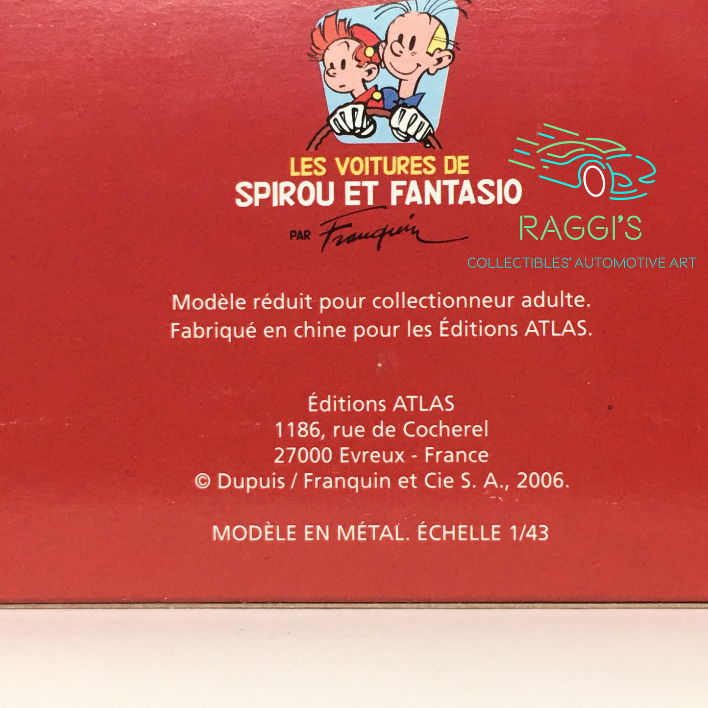 Citroën, Modellino Les Voitures de Spirou et Fantasio Citroën 5 HP Spirou et les Héritiers - Raggi's Collectibles' Automotive Art