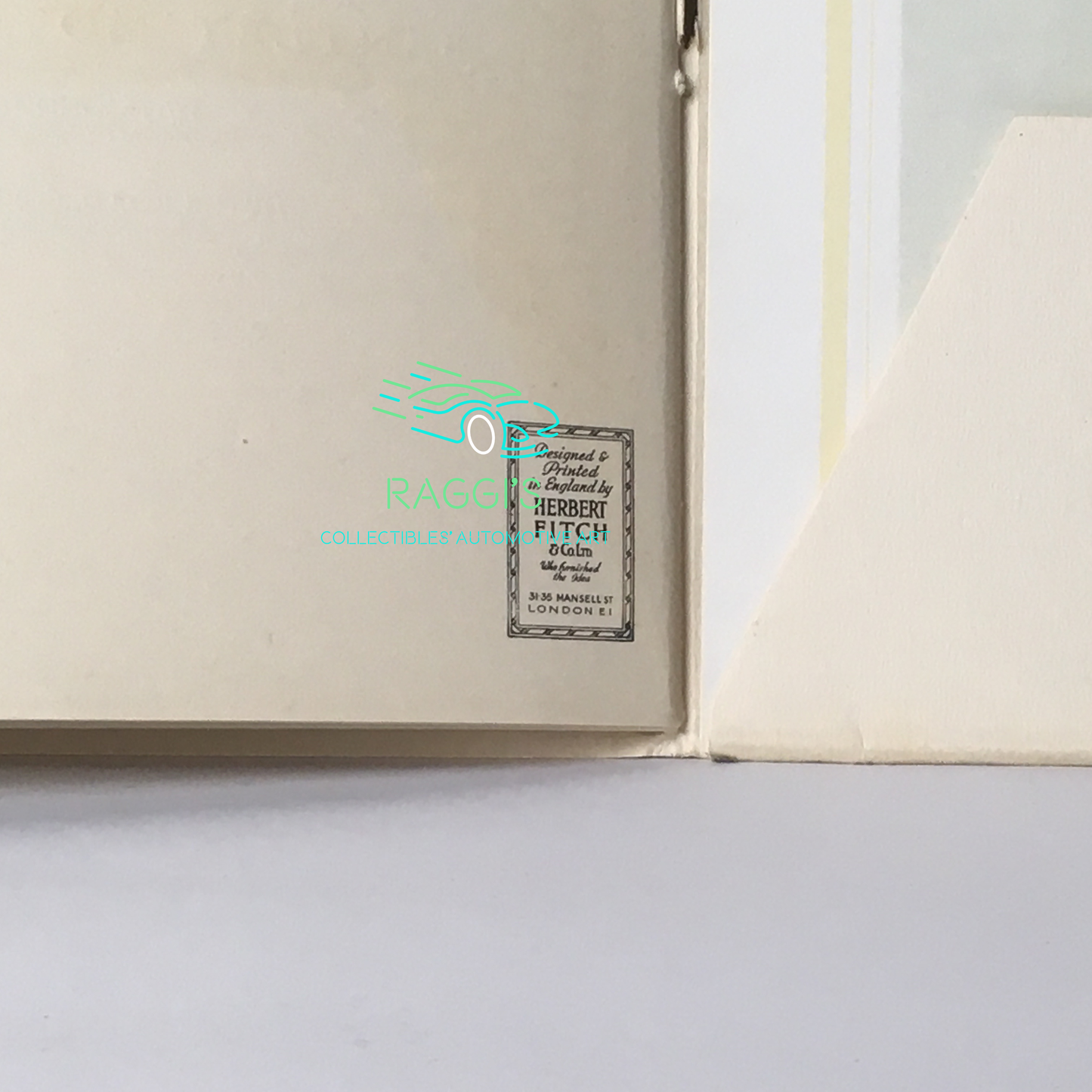 Bentley, Dépliant Brochure Originale Bentley Mark VI Disegnato e Stampato da Herbt Fitch & Co. Ltd. - Raggi's Collectibles' Automotive Art