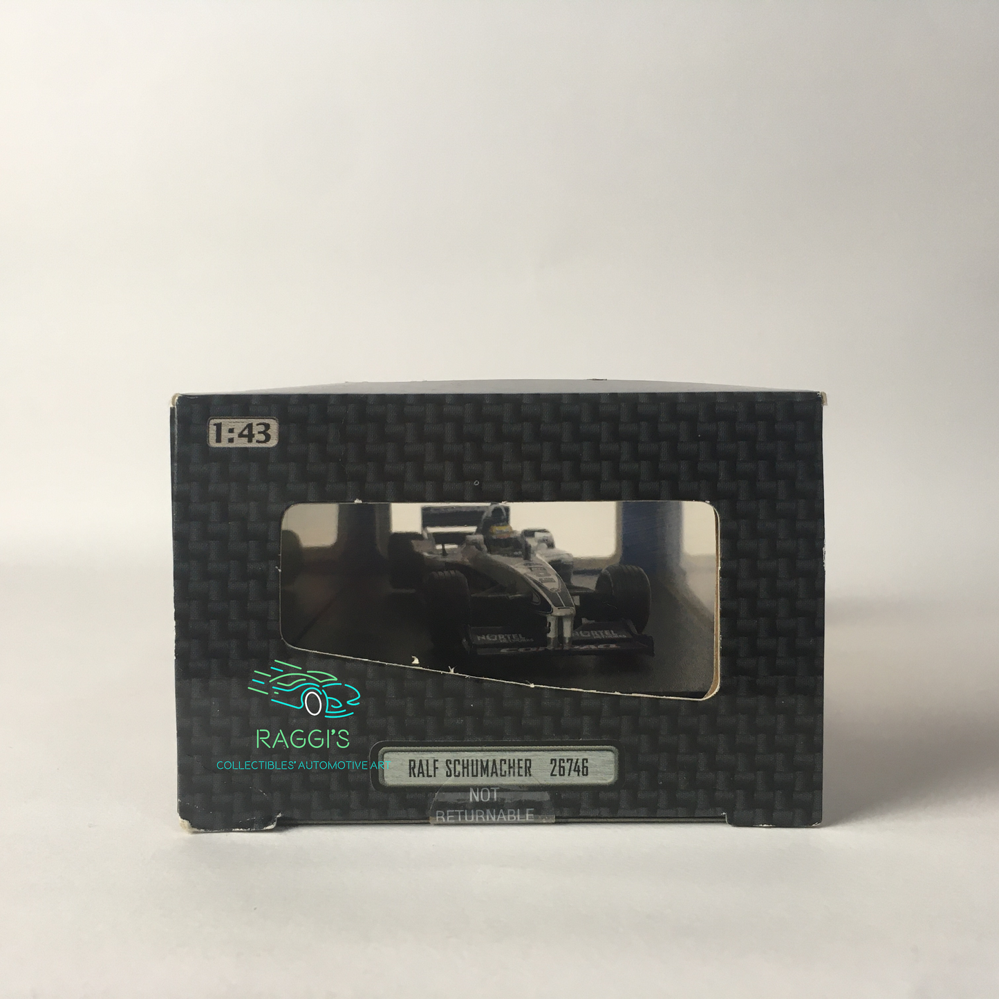 Williams, Modellino in Metallo Pressofuso in Scala 1:43 Hot Wheels Williams BMW F1 Ralf Schumacher - Raggi's Collectibles' Automotive Art