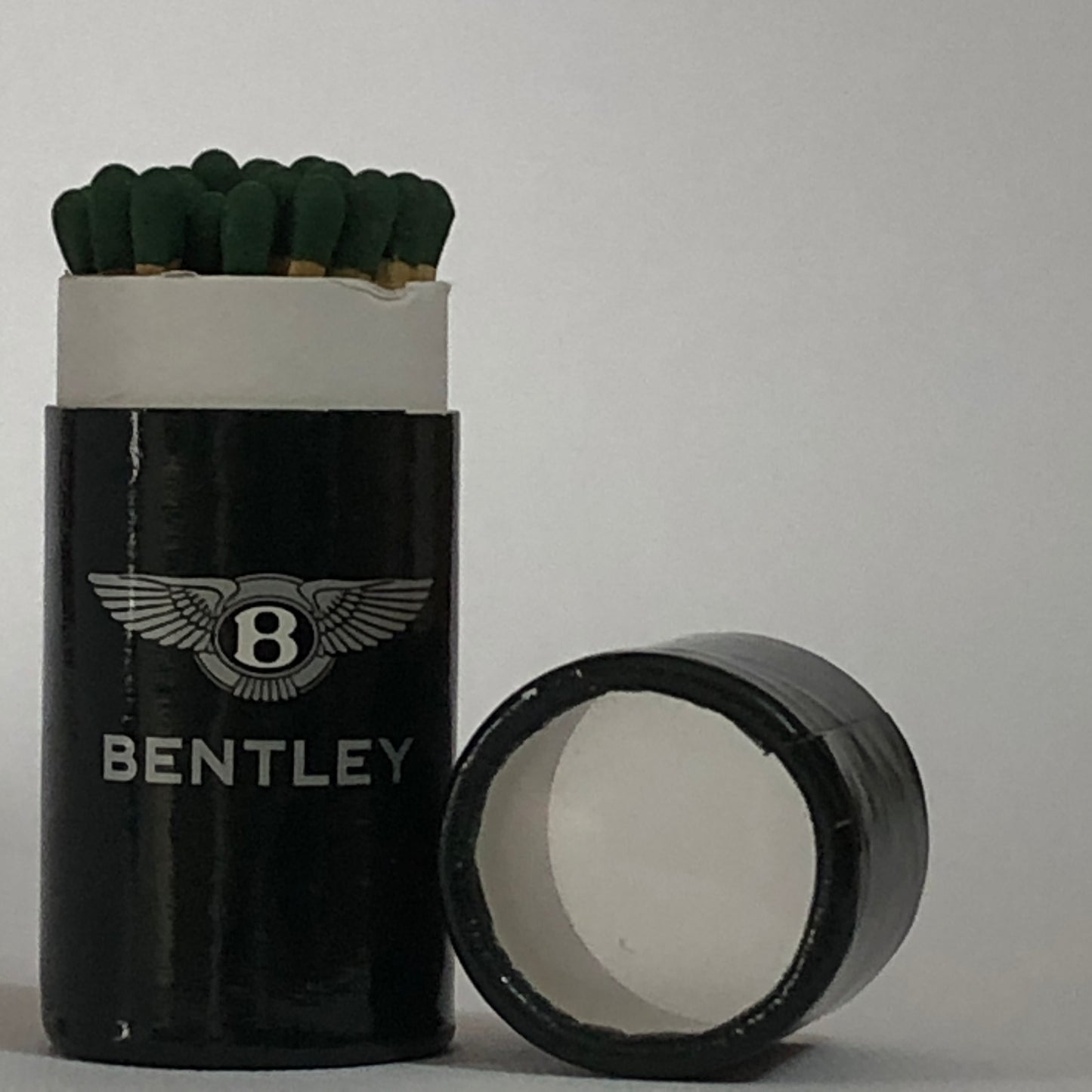 Bentley, Scatola di Fiammiferi con Scritta e Logo Bentley di Colore Argento - Raggi's Collectibles' Automotive Art