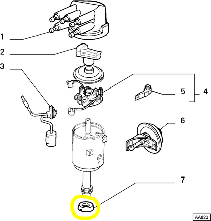 Autobianchi Y10 Fiat Panda Centrifugatore Olio Spinterogeno Nuovo Originale 9913854
