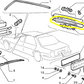 Lancia Thema Left Roof Moulding Seal Gasket New Original 82414082