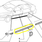 Lancia Delta Modanatura Porta Portiera Sportello Anteriore Sinistro Nuovo Originale 82468216