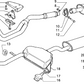 Lancia Dedra Exhaust Pipe Bracket New Original 46410866 76718025