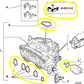 Lancia Y and Ypsilon Intake Manifold Seal Gasket Kit New Original 71716684 77363295