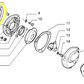 Lancia Thema 8.32 Ferrari Guarnizione di Tenuta Supporto Distributore Rotante Nuova Originale 46134956