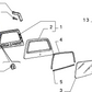 Autobianchi Y10 Fiat Uno Back Door Internal Seal Gasket New Original 5957704 7548325