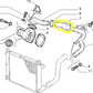 Lancia Delta and Dedra Water Pump Connection Sleeve New Original 7730703