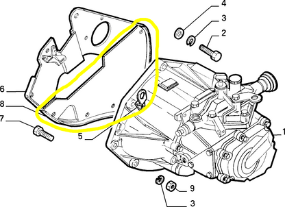 Autobianchi Y10 Lancia Y Coperchio Scatola Cambio Nuovo Originale 7770237 55181632