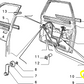 Autobianchi Y10 Lancia Dedra Window Regulator Clip New Original 14570480 60805609