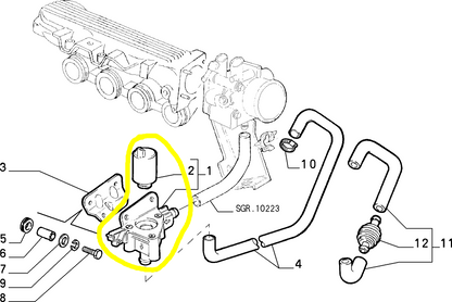 Lancia Delta e Dedra 2000 16V Elettrovalvola Carburante Nuova Originale 7760030