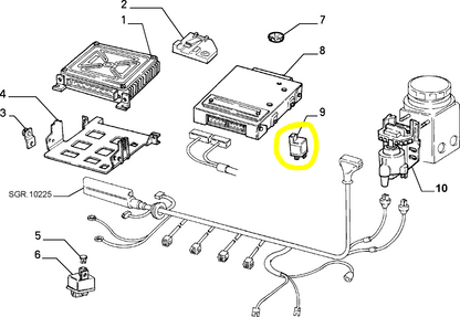 Lancia Delta 1600 R86 Engine Ignition Control Unit Relay New Original 608051560 82445809