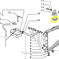 Lancia Thema Fiat Croma Guarnizione di Tenuta Staffa Radiatore Nuova Originale 82455669 82400267