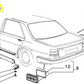 Lancia Thema Fiat Croma Front and Rear Door Moulding Seal Gasket New Original 82430511