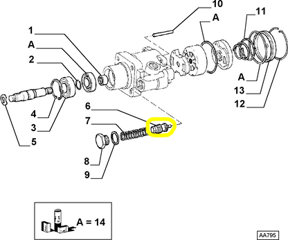 Lancia Delta Integrale Valvola Pompa Servosterzo Nuova Originale 9940033 9940032