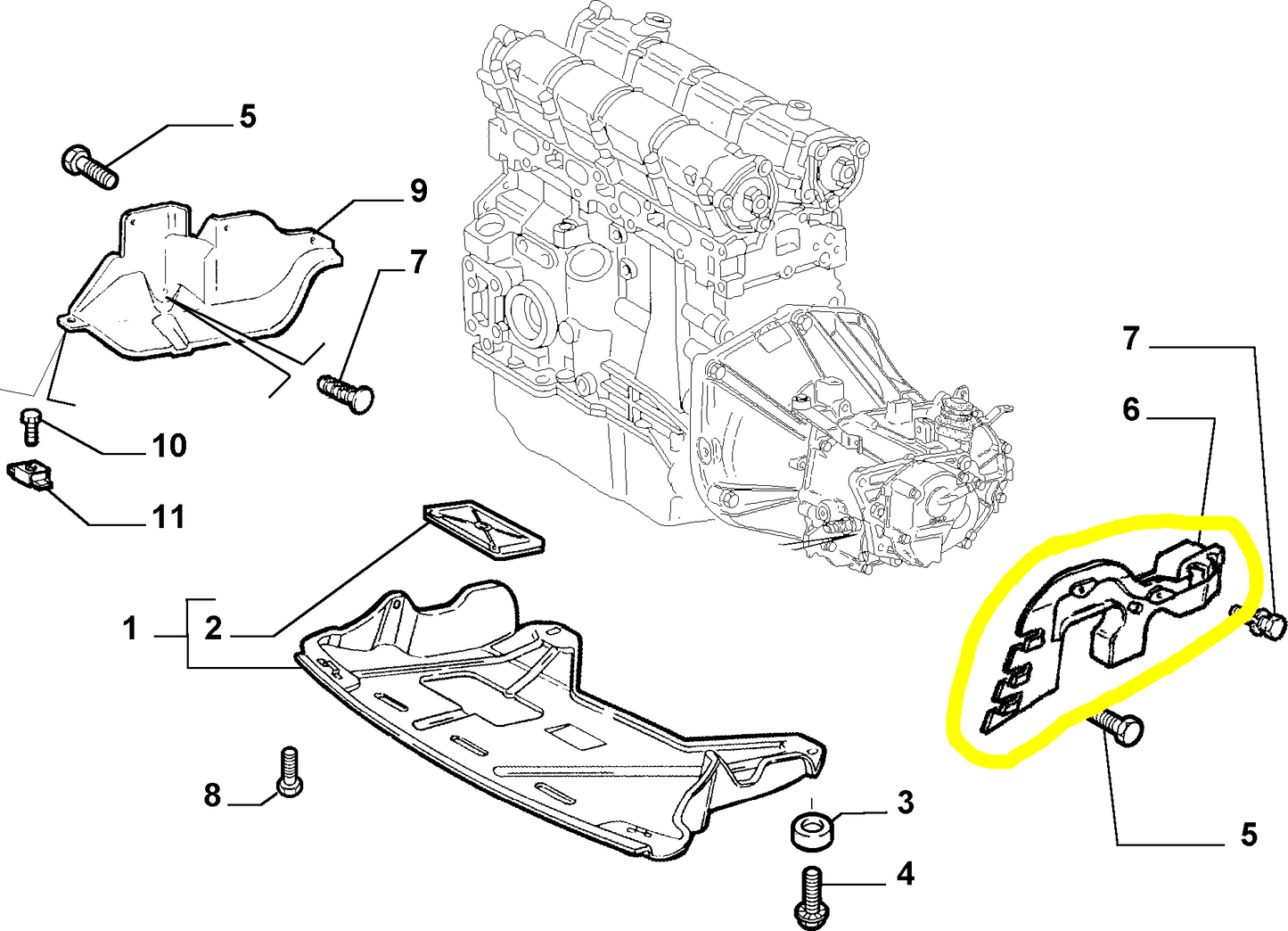 Lancia Delta e Dedra Riparo Scatola Cambio Nuovo Originale 7768870 46558462