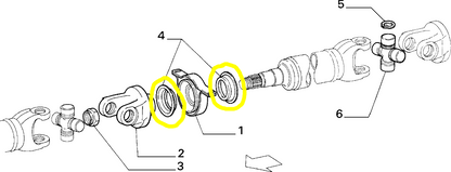 Lancia Delta Integrale Drive Shaft Support Protection New Original 9941092 5990916