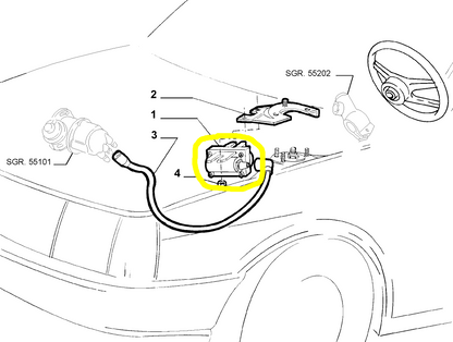 Autobianchi Y10 Fiat Panda Bobina Accensione Motore Nuova Originale 7746152 7582152