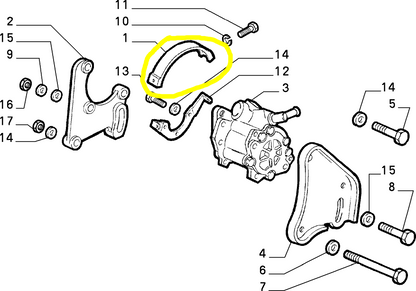 Lancia Thema K Delta e Dedra Riparo Pompa Servosterzo Nuovo Originale 60809126 7757025