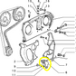 Lancia Delta and Dedra 1800 Timing Cover Support New Original 7700199