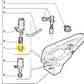 Lancia Dedra Windshield Washer Tank Electric Pum Seal Gasket New Original 60809032