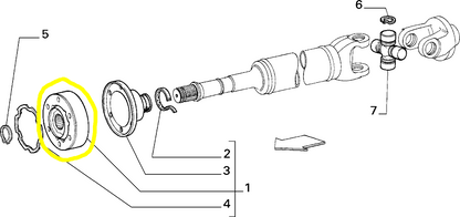 Lancia Delta Integrale Drive Shaft CV Joint New Original 9941092