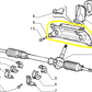 Autobianchi Y10 1100 and 1300 Steering Box Support New Original 7720290