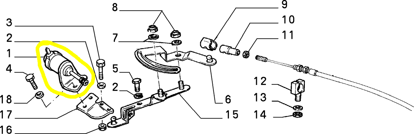 Lancia Thema TD Fiat Croma Accelerator Control Electro Valve New Original 98401095