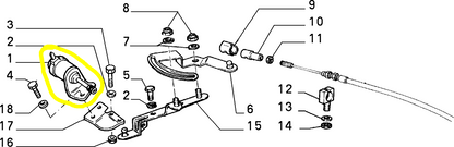 Lancia Thema TD Fiat Croma Elettrovalvola Comandi Acceleratore Nuova Originale 98401095