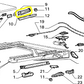 Lancia Delta Integrale Evoluzione and R86 Folding Top Left Guide New Original 82458450