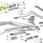 Lancia Delta Integrale Evoluzione and R86 Folding Top Left Support New Original 82458444