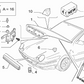 Lancia Lybra Enigine Hood Prop Upper Pin New Original 60655041 60815909