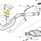 Lancia Delta and Dedra Exhaust Pipe Bracket New Original 7662536