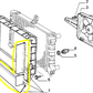 Lancia Delta R86 Guarnizione di Tenuta Parete Divisoria Radiatore Nuova Originale 5882858