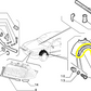 Lancia Delta Profilato in Gomma Rivestimento Parafango Anteriore Destro Nuovo Originale 46417017