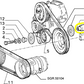 Lancia Delta TD and Dedra TD Crankshaft Pulley Spacer New Engine 46440132 60812639