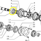 Lancia Delta Integrale and Evoluzione Gearbox Countershaft Bearing New Original Gearbox 46403498 7610869