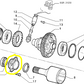 Lancia Musa Y and Ypsilon Differential Shaft Flange New Original 55194085 7667660